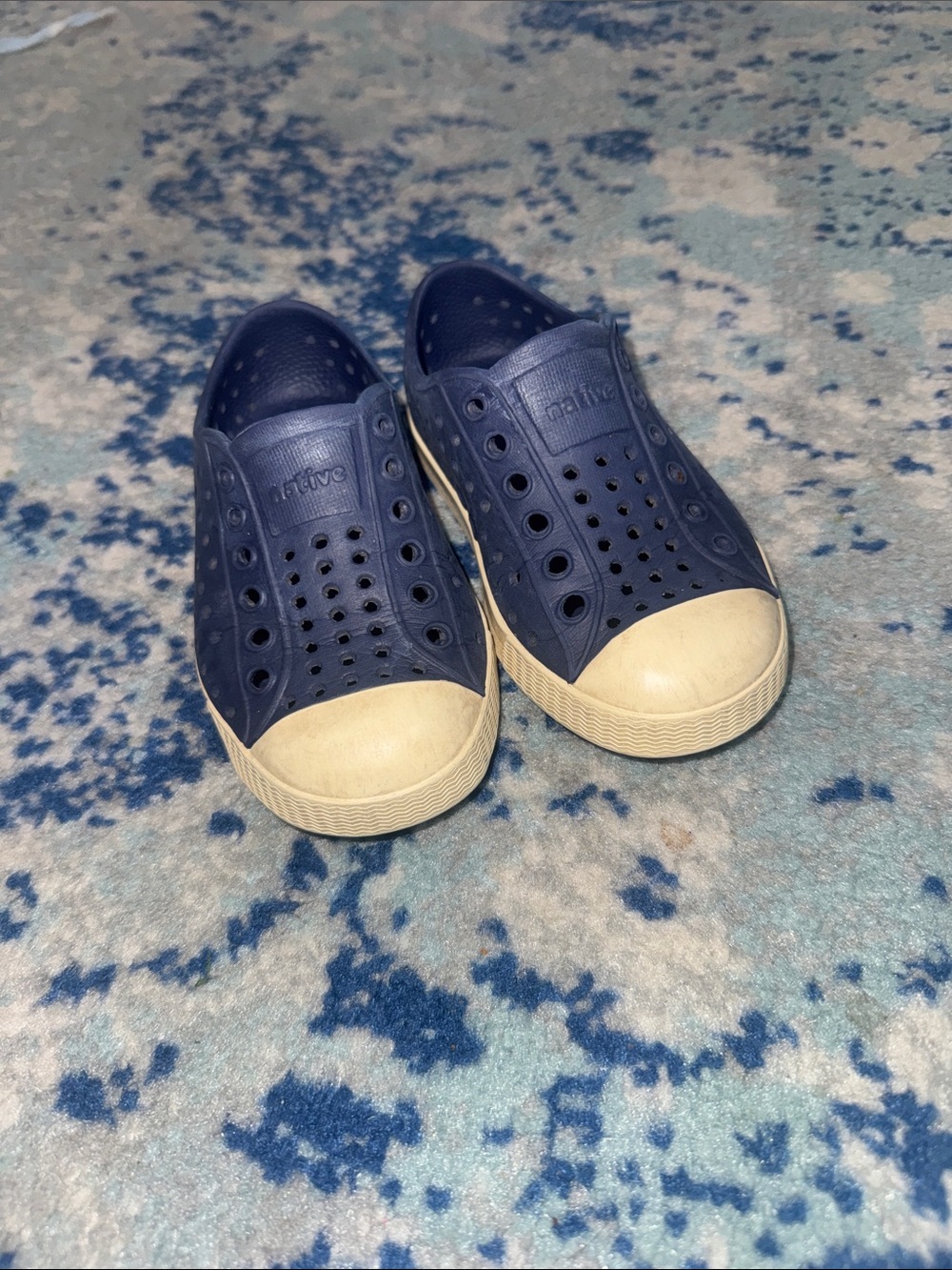 Native Kids Jefferson Slip-On Shoes in Navy size C7